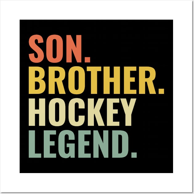 Son Brother Hockey Legend Wall Art by tobzz